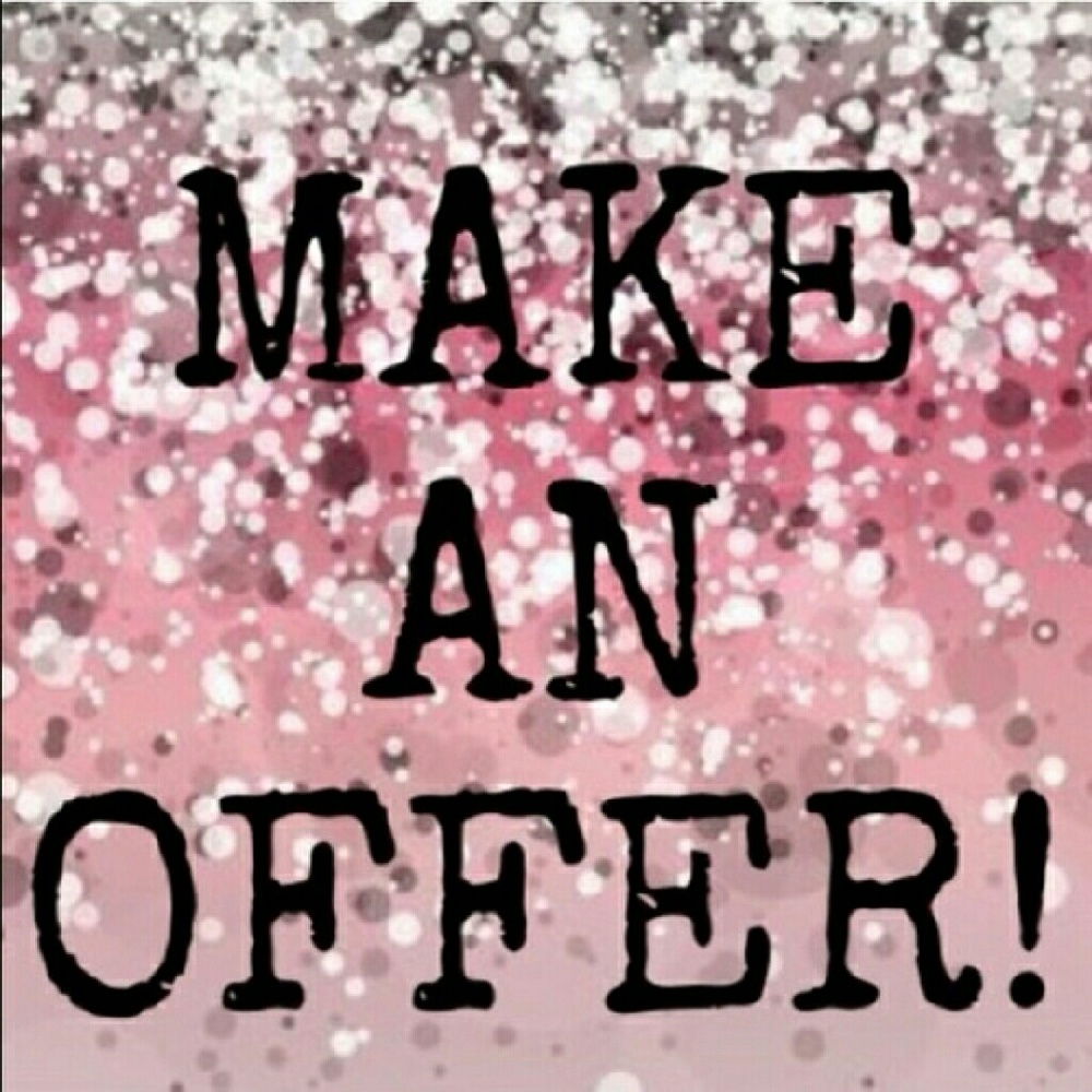 Don't  be scared to make an offer :)  Bundle too!